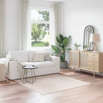 Libisemisvastane shaggy vaip cream 160 x 160 cm pp