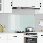 K&ouml;gi splashback valge 110 x 60 cm karastatud klaas