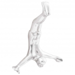 Skulptuur h&otilde;bedane 22 x 8 x 25 cm alumiinium