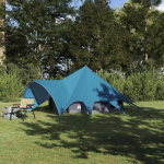 Teepee telk 3-&uuml;he katusega Sinine ja Hall 600 x 600 x 347 cm