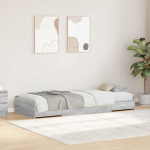 Voodi hoiukohaga raam peaga hall sonoma 75 x 190 cm tehispuit
