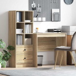 Laud koos hoiuruumiga 2 tk sonoma tamm 90 x 50 x 76 cm