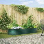 K&otilde;rge peenar roheline 240 x 80 x 44 cm teras