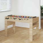 Foosball laud Sonoma tamm 125 x 60,5 x 80 cm Tehispuit