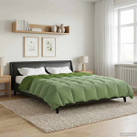 Suvised teki Rapistatud Roheline 220 x 260 cm Mikrokiud