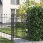 Tara aed HORST 100 x 125 cm Metall Must Lukustatav