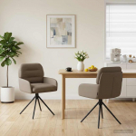 P&ouml;&ouml;rlevad Toiduainete Toolid 2 pcs Kunstnahk Cappuccino