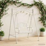 Kiikpink Teras 113 x 121,5 x 168 cm Antikvalge