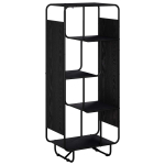 K&otilde;rge kapp Must tamm 60 x 37.5 x 144 cm Tehispuit