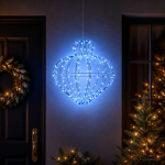 J&otilde;ulufiniaalne valgus 192 LED-i Sinine L&auml;bim&otilde;&otilde;t 40 x 40 cm