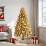 Kunstkuusk koos j&otilde;ulukuuliga 210 cm 300 LED-i Soe valge