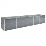 Aia taimelava tsingitud teras 400 x 80 x 45 cm hall
