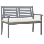 2-kohaline aiapink istmepadjaga, 120 cm, hall, eukal&uuml;ptipuit