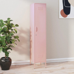 Lukustatav hoiukapp, roosa, 35 x 46 x 180 cm, teras