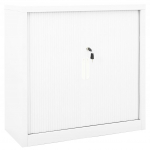 Liugustega kapp, valge, 90x40x90 cm, teras
