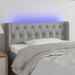 LED-voodipeats, helehall, 93x16x78/88 cm, kangas
