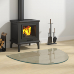 Kaminaklaasi plaat L&auml;bipaistev 800 x 600 mm Klaas