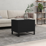 Diivanilaud, must, 60 x 44,5 x 45cm, tehispuit