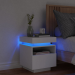 &Ouml;&ouml;kapp LED-tuledega, valge, 40 x 39 x 48,5 cm