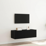 TV Seina Kapp 2 tk Must tamm 100 x 35 x 31 cm Tehispuit
