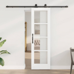 Liuguks valge 61 x 198.5 cm puit ja metall