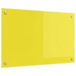 K&ouml;gi splashback kollane 80 x 50 cm karastatud klaas