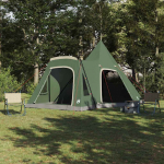 Teepee telk 5 inimesele katusega Roheline 545 x 450 x 295 cm