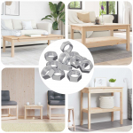 Kuusnurkset p&auml;hklid 23377 tk h&otilde;bedane raud