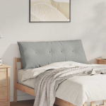 Seljatugi padi helehall 120 x 50 cm mikrofiber kangas