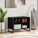 Kinga kapp ladustamisega must tamm 60 x 35 x 44 cm tehispuit