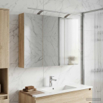 Vannitoa peeglikapp Sonoma tamm 100 x 14,5 x 70 cm Tehispuit