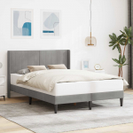 Voodiraam peatsiga Helehall 140 x 200 cm Samet