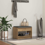 Jalan&otilde;upink padjaga Artisan tamm 63 x 38 x 45 cm Tehispuit