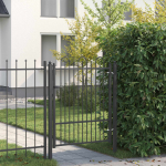 Tara aed HORST 100 x 125 cm Metall Must Lukustatav