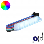 LED Ribad 12 pcs Must ja Valge 1745 mm Vask ja plastik