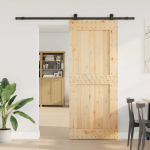 Liuguks narvik naturaalne ja must 95 x 210 cm (213,5 cm)