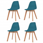 S&ouml;&ouml;gitoolid 4 tk, t&uuml;rkiissinine, plast