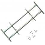 Reguleeritavad akende turvatrellid kahe p&otilde;iki trelliga 500-650 mm