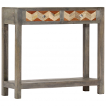 Konsoollaud, hall, 86 x 30 x 76 cm, mangopuit