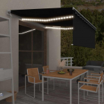 Automaatne varikatus led ja tuuleandur 4,5 x 3 m antratsiithall