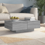 Diivanilaud, hall sonoma tamm, 90 x 60 x 31cm, tehispuit