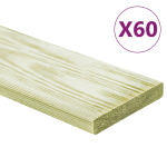 Terrassilauad 60 tk 7,2 m&sup2; 1 m immutatud m&auml;nnipuit