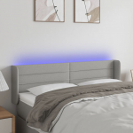 LED-voodipeats, helehall, 147x16x78/88 cm, kangas