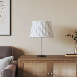 Lambivari, valge, &oslash;40 x 26 cm, punutud