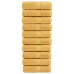Premium-klassi pesur&auml;tikud solund 10 tk kuldsed 30 x 30 cm 600 g/m&sup2;