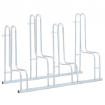 Jalgrattahoidja 4 jalgrattale, eraldiseisev, tsingitud teras