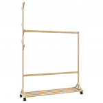 RIIDENAGI KONKSUDE JA RATASTEGA 100X35X157 CM BAMBUSEST