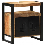 Vannitoa kapp riiuliga pruun 55 x 35 x 60 cm tugev mango puu