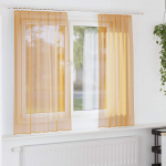Voile kardinad varrastaskutega 2 tk oranžid