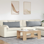 Diivanipadjad 2 tk helehall 120 x 40 cm kangas